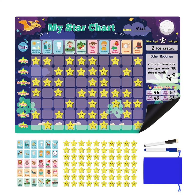 Baby Food Chart - Magnetic Reward Chart Toys For Children