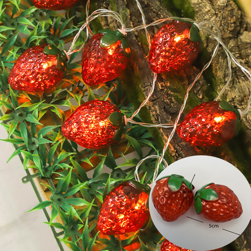 Baby 1 Year Food - Fruit Strawberry Theme 1.5m 10LED Fairy