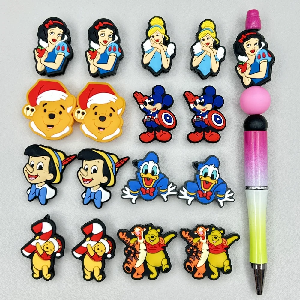 Baby 1 Year Food - 10PC DIY Cartoon Mini Silicone Beads