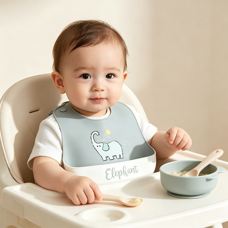 Baby Silicone Feeding Bibs Car - Baby Food Year Old 评论和价格