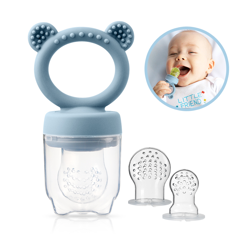 Silicone Bear Shaped Baby Frui - Baby Food Feeder 评论和价格