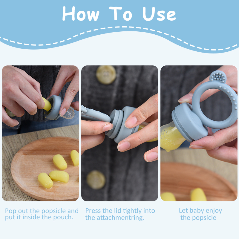 Silicone Bear Shaped Baby Frui - Baby Food Feeder 评论和价格