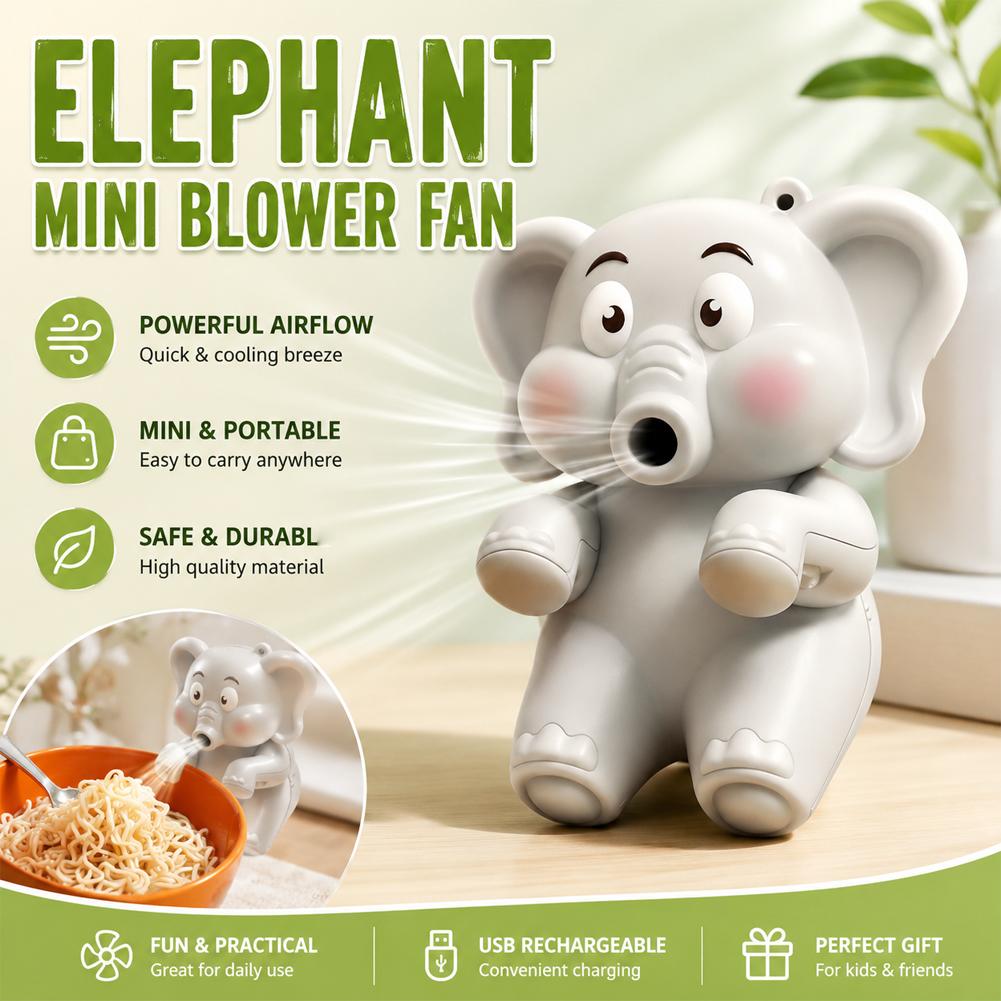 Mini Elephant Food Cooler Fan, - Baby 1 Year Food 评论和价格