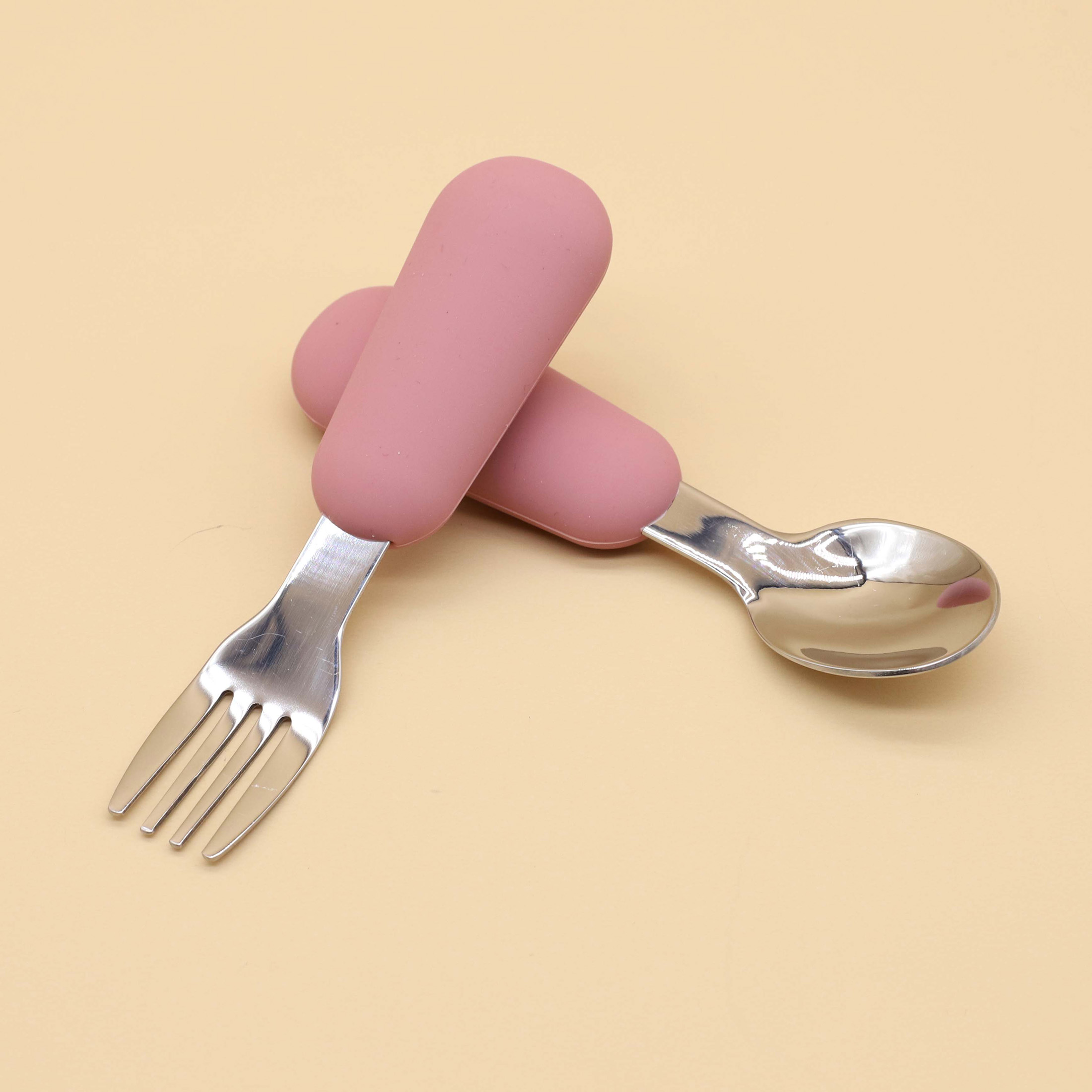 Silicone stainless steel spoon - Baby Food Feeder 评论和价格