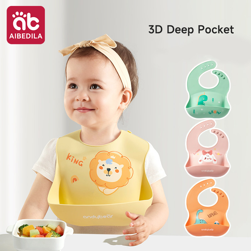 AIBEDILA Baby Silicone Bib Wat - Baby Food Year Old 评论和价格