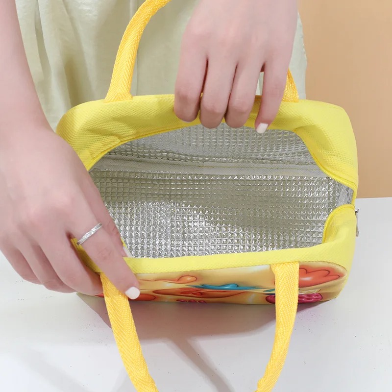 Children's Lunch Box Bag 3D Ca - Baby Food Zip Lock Bag 评论和价格