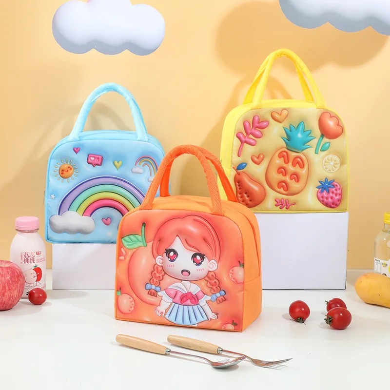 Children's Lunch Box Bag 3D Ca - Baby Food Zip Lock Bag 评论和价格