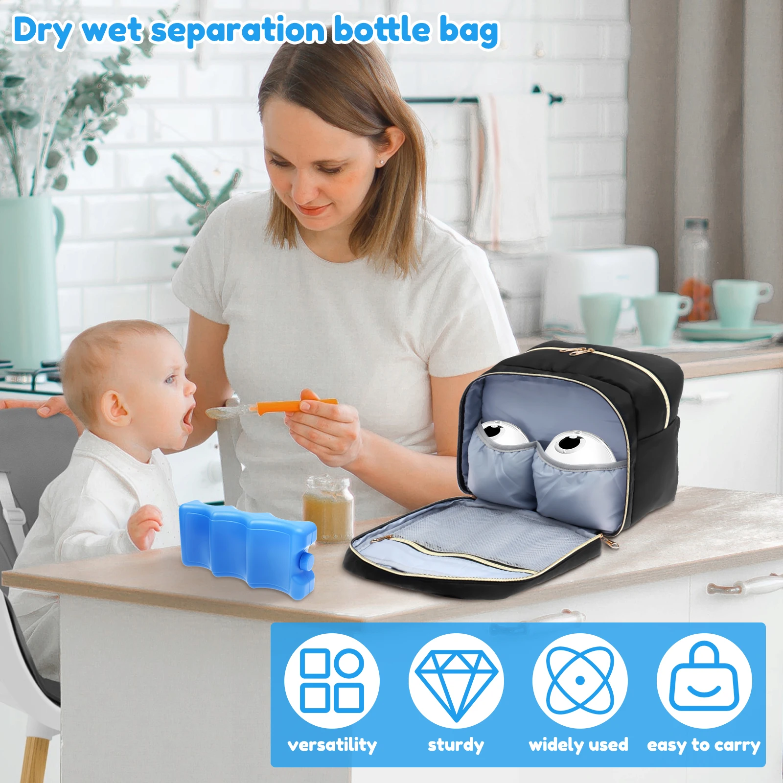 Breast Pump Storage Bag with I - Baby Food Zip Lock Bag 评论和价格