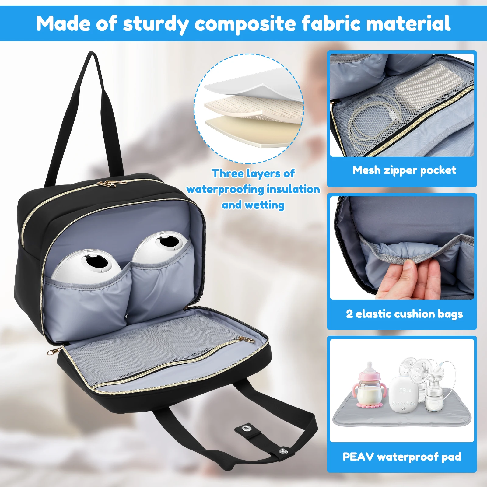Breast Pump Storage Bag with I - Baby Food Zip Lock Bag 评论和价格