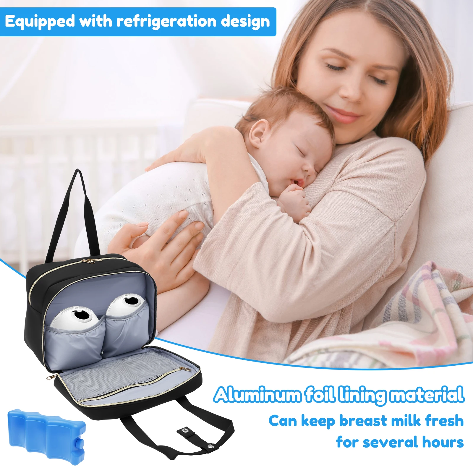 Breast Pump Storage Bag with I - Baby Food Zip Lock Bag 评论和价格