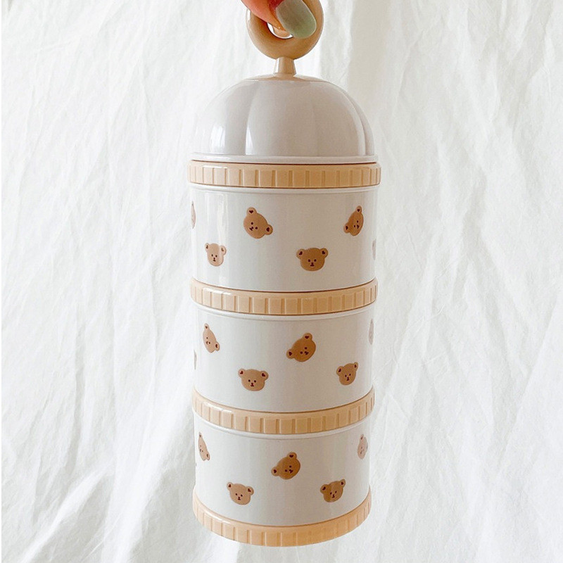 Cute Bear Milk Powder Box Baby - Baby Food Container 评论和价格