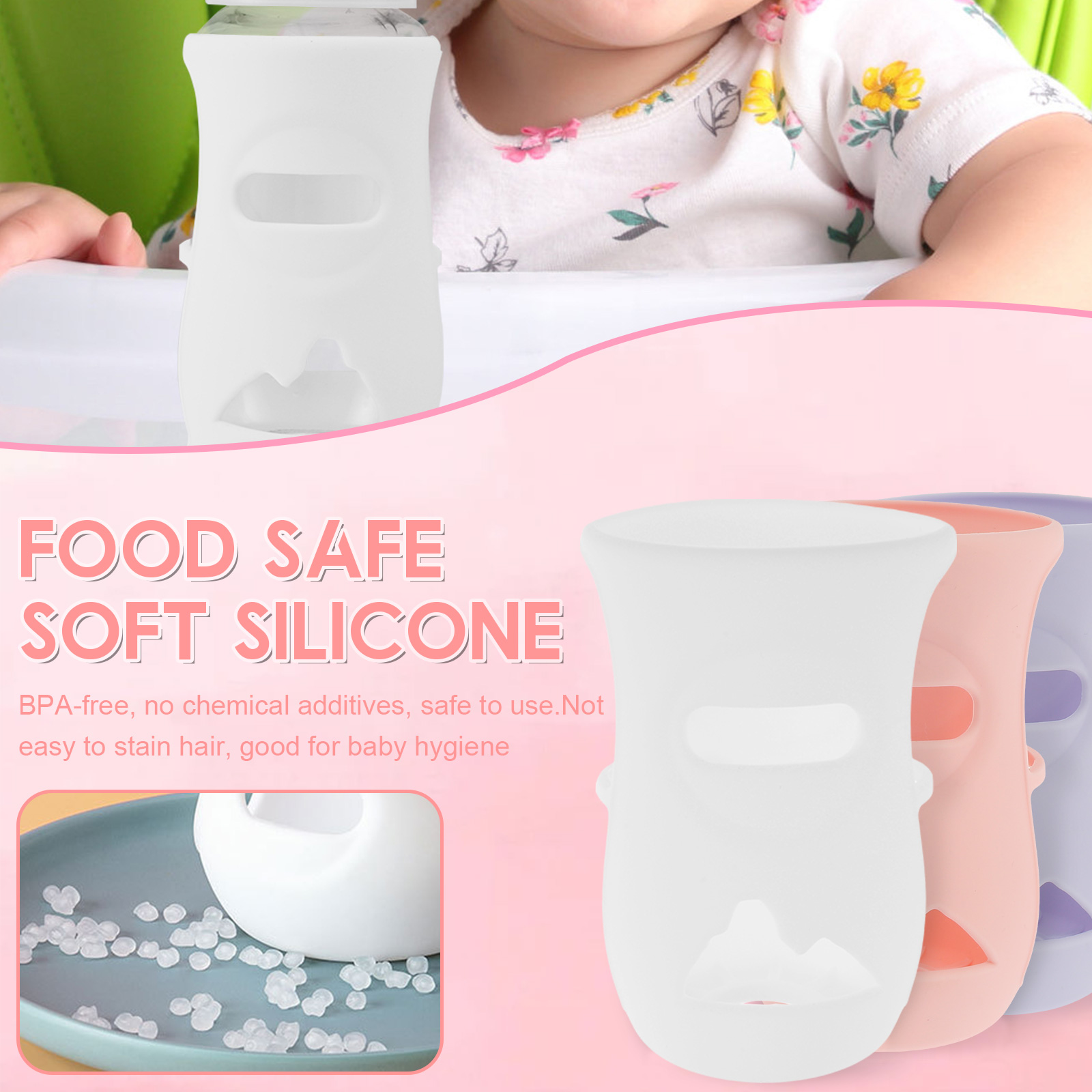 Silicone Sleeves Silicone Baby - Baby Food Zip Lock Bag 评论和价格