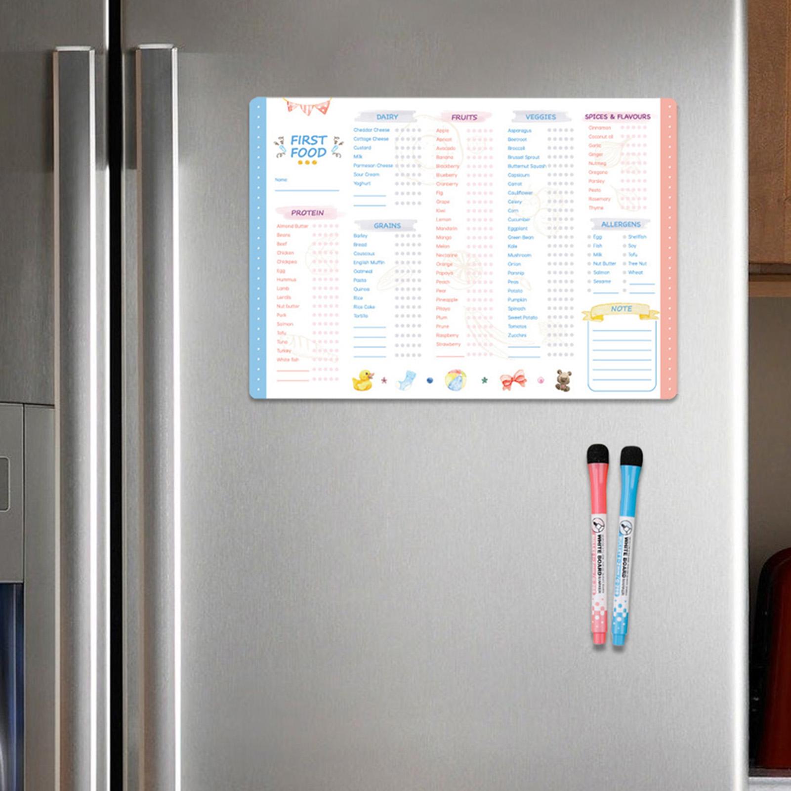 First Foods Chart Magnetic Bab - Baby Food Chart 评论和价格