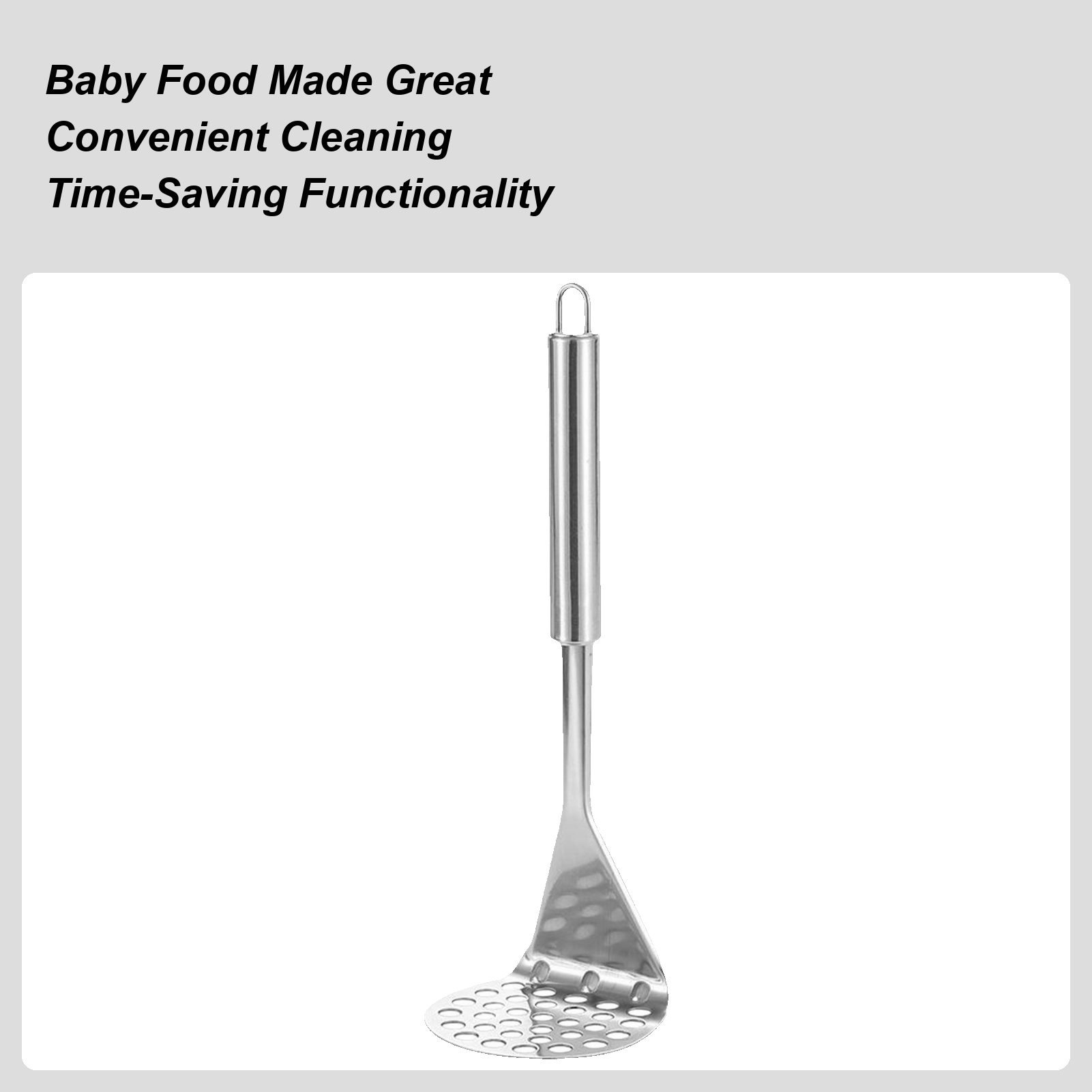 Metal Potato Masher Avocado Sm - Baby Food With Avocado 评论和价格