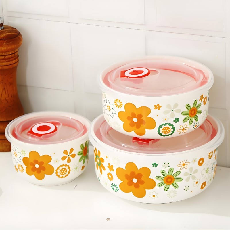 Three-piece set, fine bone chi - Baby Food Container 评论和价格