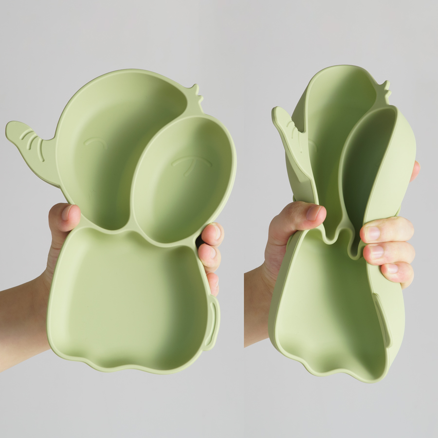 1PCS Baby Silicone Dining Dish - Baby Food Chart 评论和价格