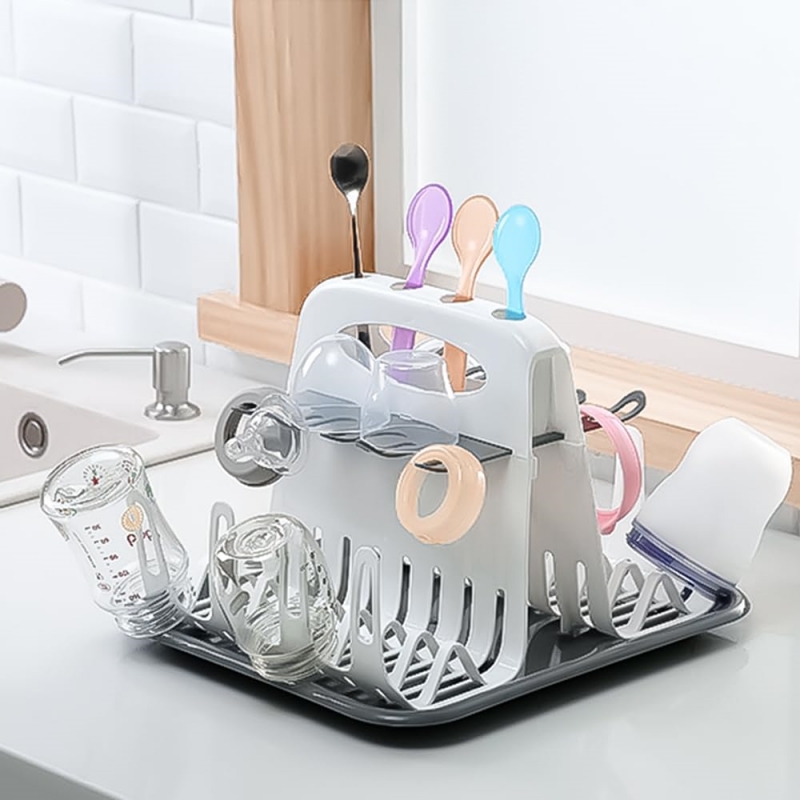 Baby Bottle Drying Rack Portab - Baby Food Chart 评论和价格
