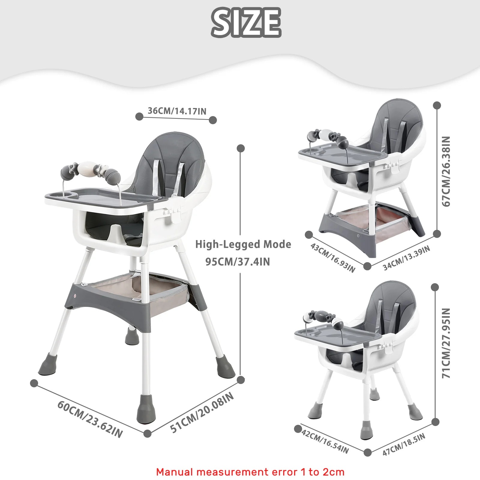 Adjustable Baby High Chair – C - Baby Food Chart 评论和价格