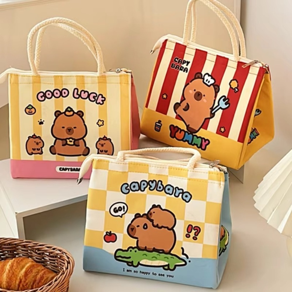 Kawaii Capybara Thermal Lunch  - Baby Food Zip Lock Bag 评论和价格