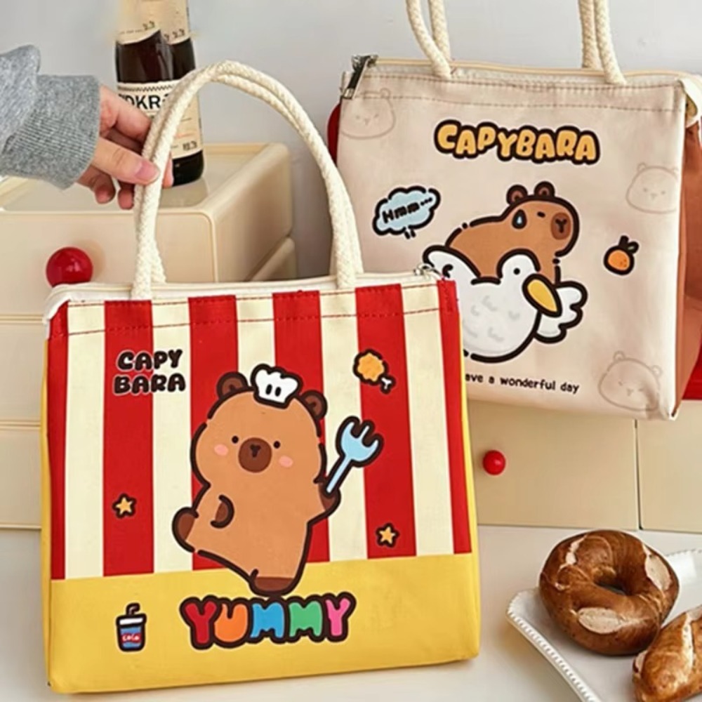Kawaii Capybara Thermal Lunch  - Baby Food Zip Lock Bag 评论和价格
