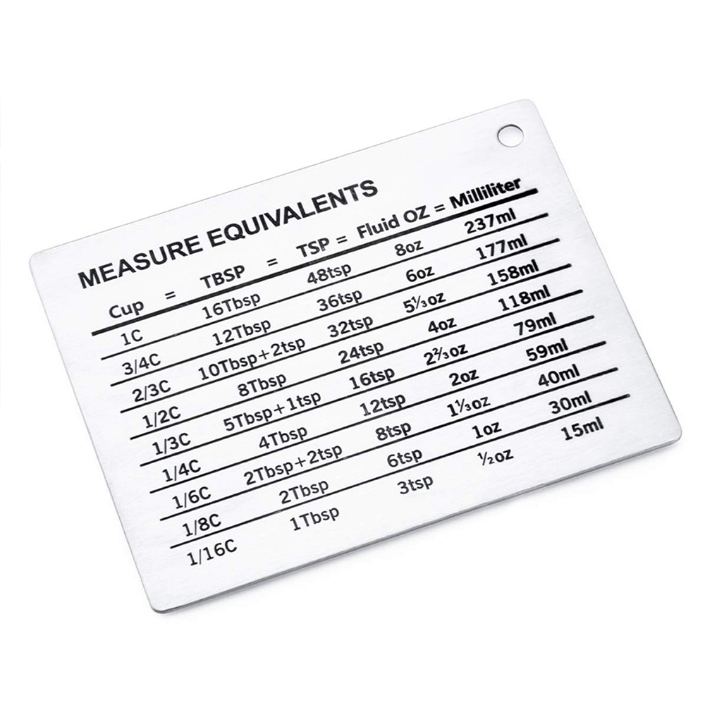 Measurement Conversion Refrige - Baby Food Chart 评论和价格