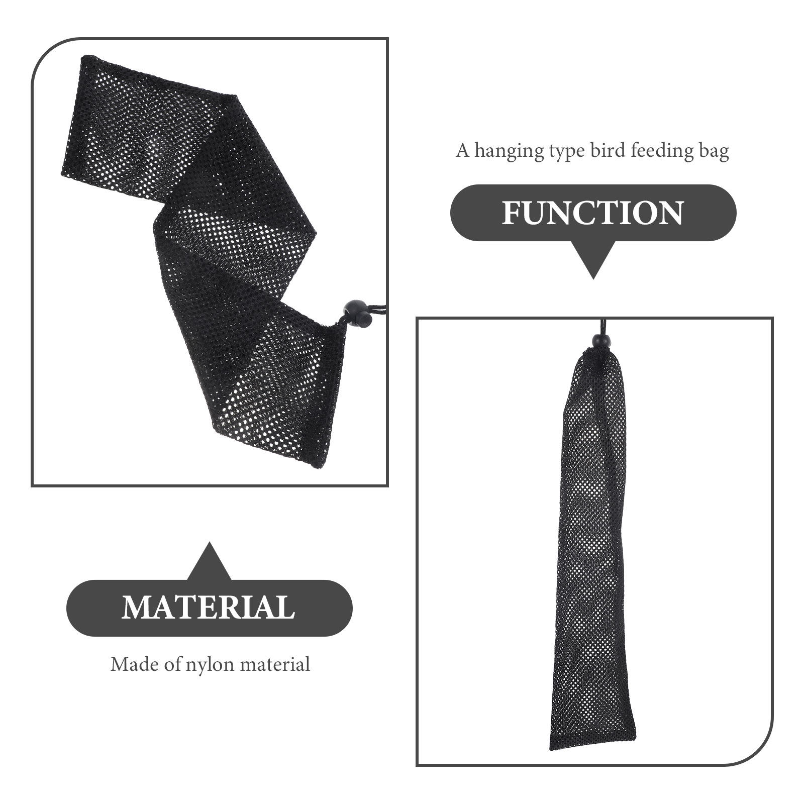 3Pcs Birds Feeding Bags Nylon  - Mesh Feeder Bag 评论和价格
