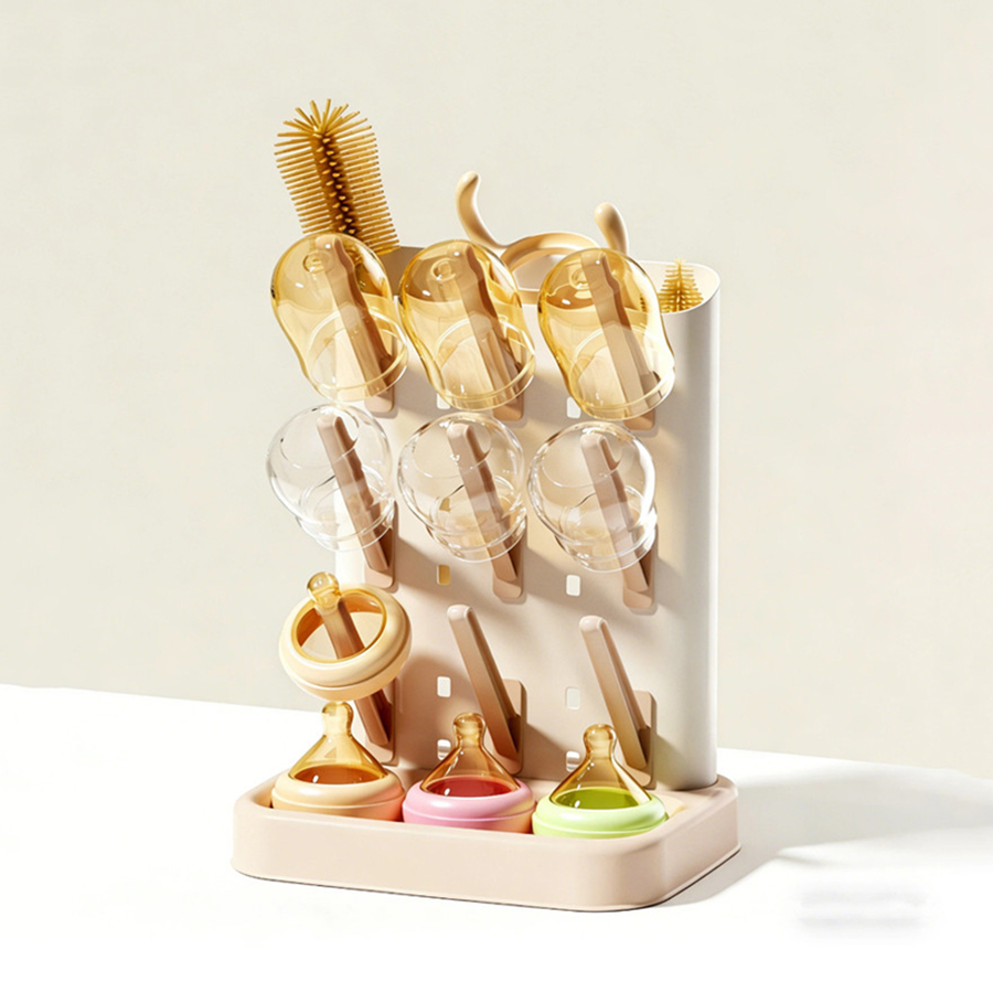 Baby Bottle Drying Rack with D - Baby Food Chart 评论和价格