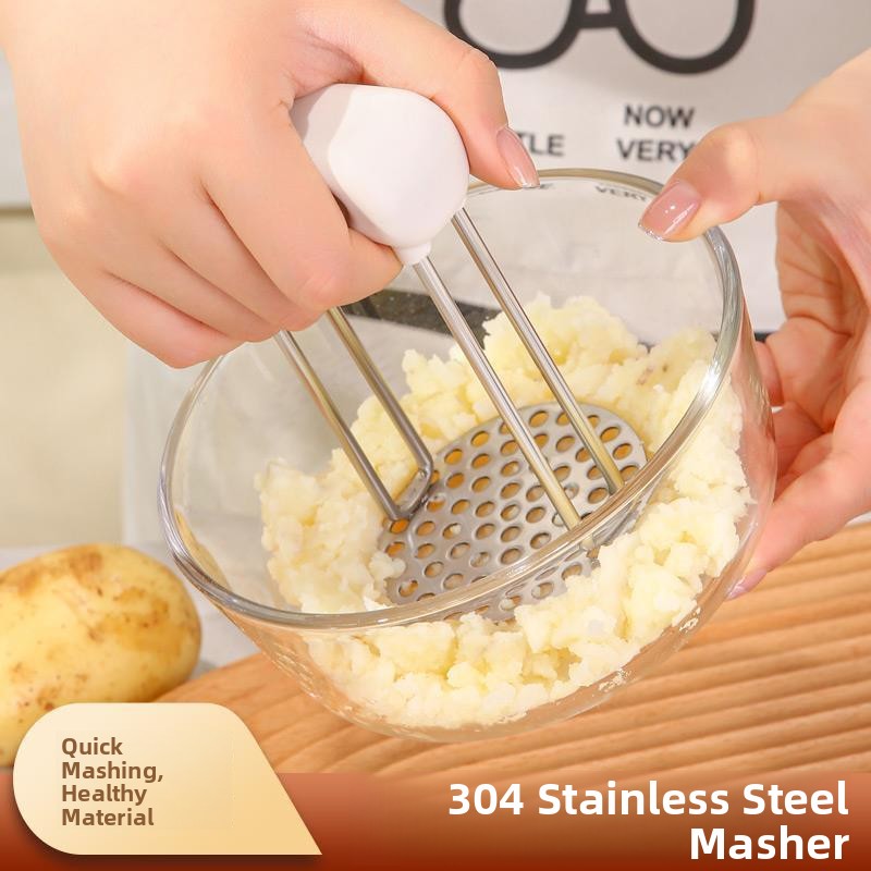 Stainless Steel Potato Masher  - Baby Food With Avocado 评论和价格
